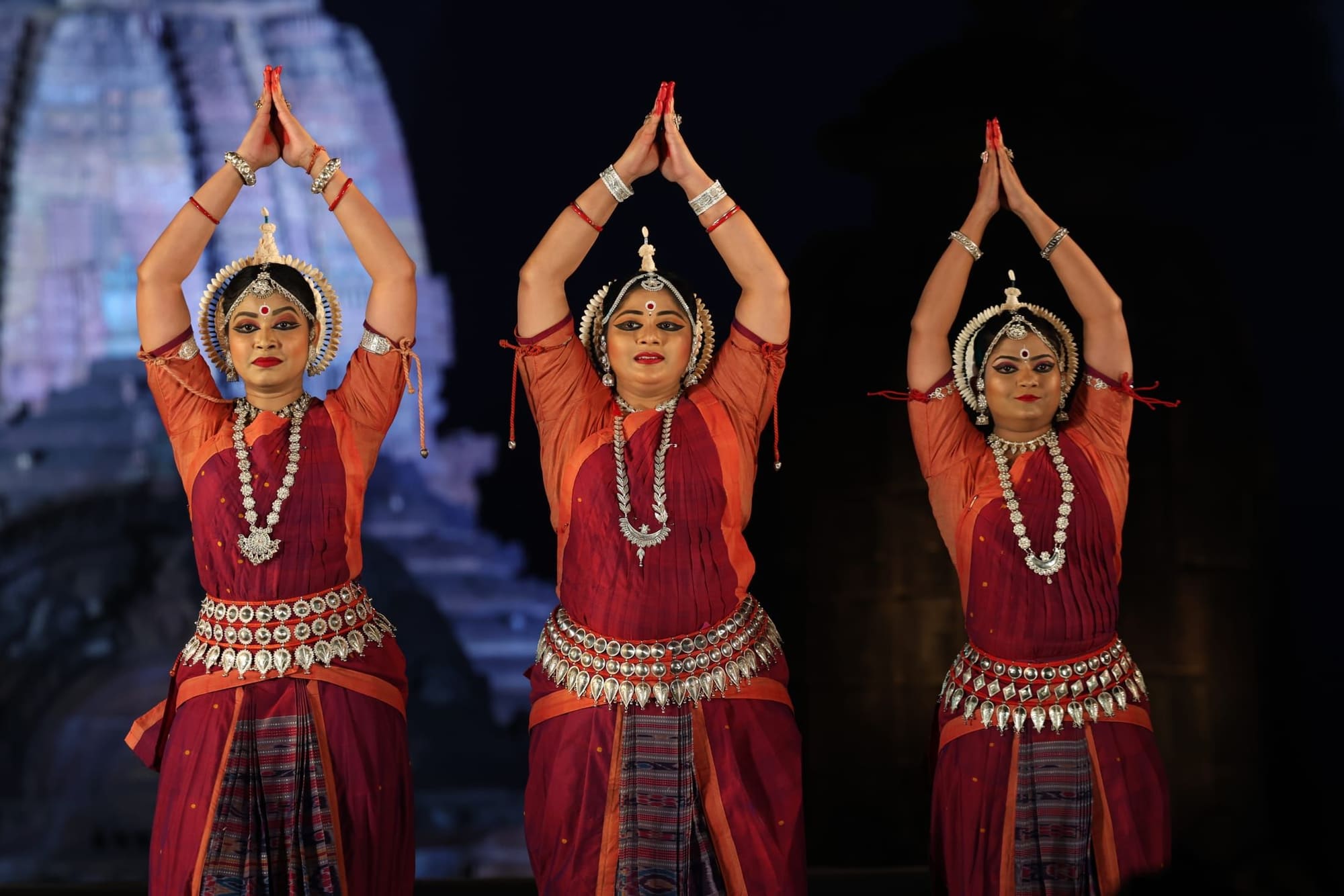 Odissi classical dance performance — professional stage