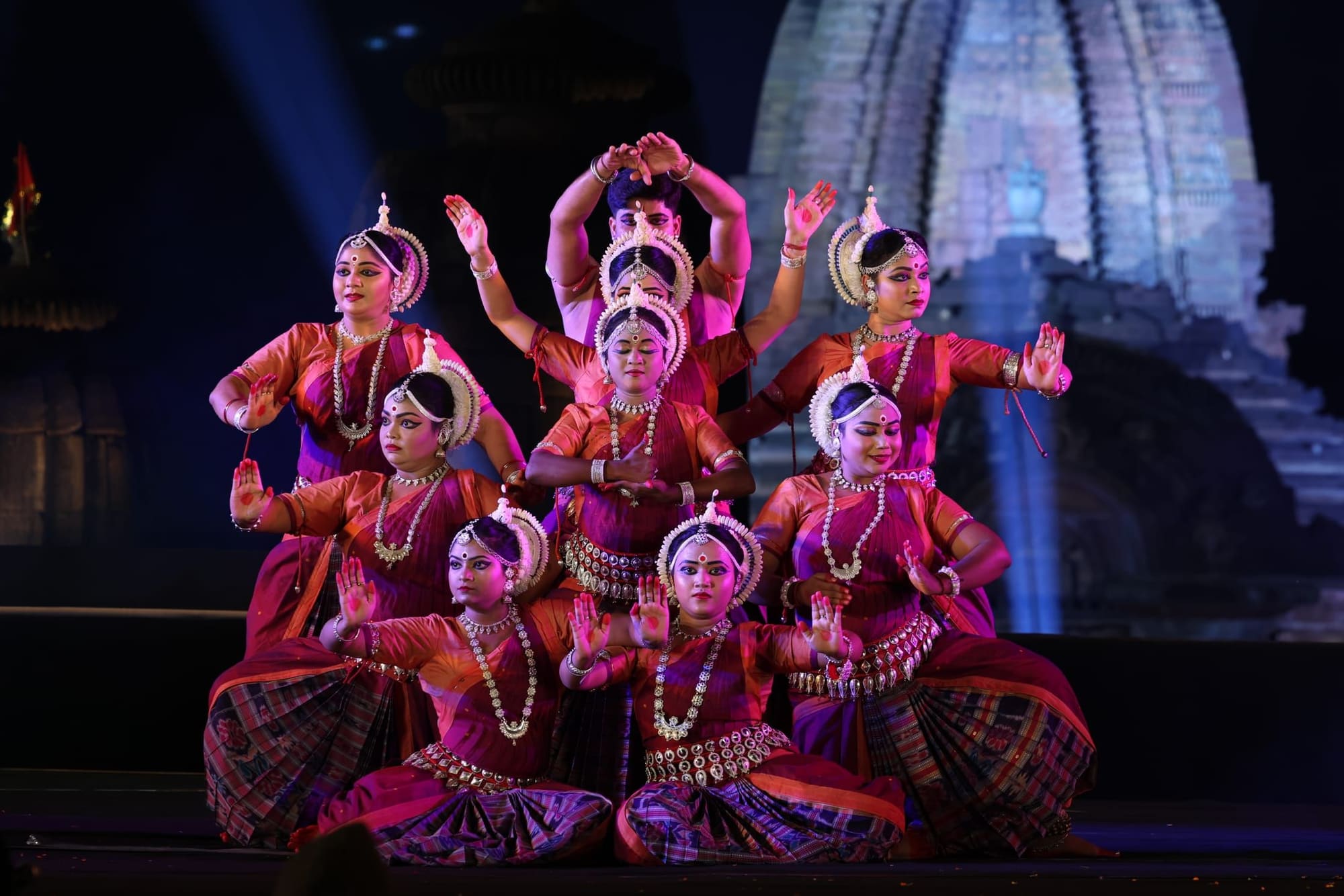 Classical Odissi pose — expressive abhinaya