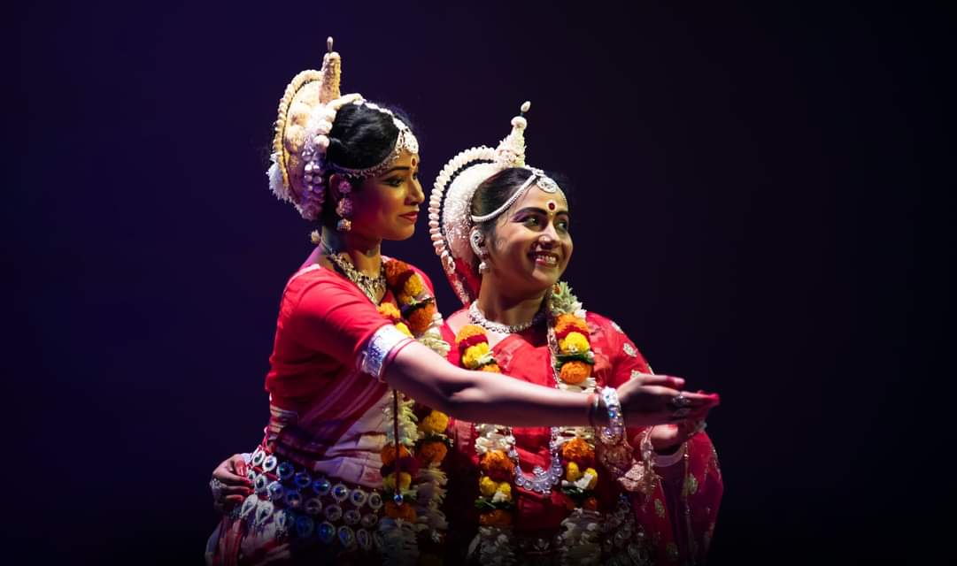 Joyful Odissi duet performance