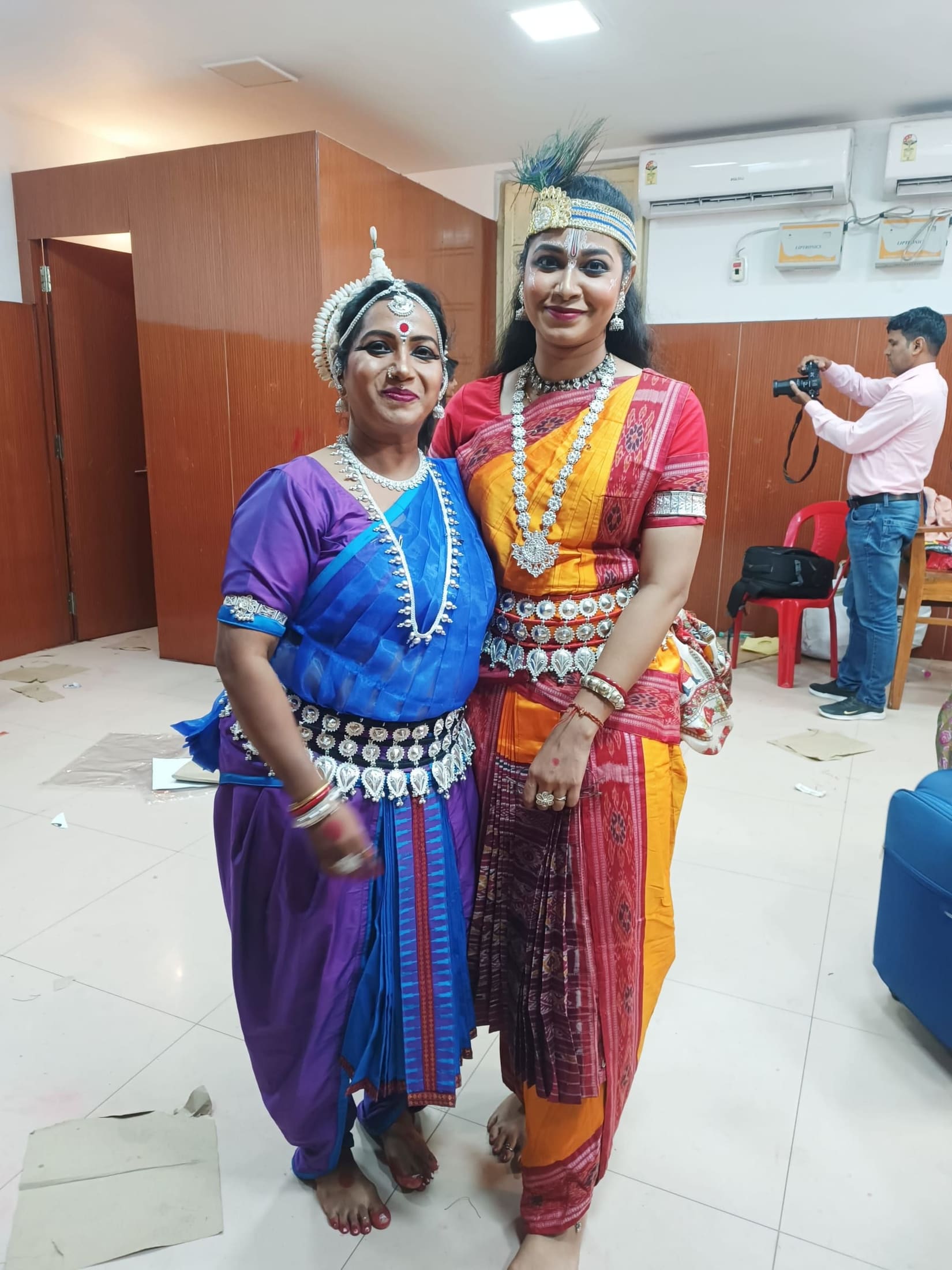 Evening stage performance at Nrutyatrupti annual event